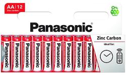 Panasonic Red Zinc AA ceruza 1.5V cink-carbon tartós elem 12db (R6R/12HH) (R6RZ-12HH)