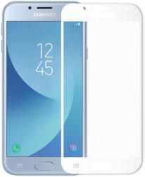 Meleovo Folie Sticla Full Cover Samsung Galaxy J3 (2017) White (9H, oleophobic) (MLVDGDJ330WH) - vexio