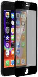 DEVIA Folie Sticla Privacy Full iPhone 8 / 7 Black (0.26mm, 9H) (DVPVFIPH8BK) - vexio