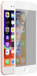 DEVIA Folie Sticla Privacy Full iPhone 8 Plus / 7 Plus White (0.26mm, 9H) (DVPVFIPH8PWH) - vexio