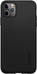 Spigen Carcasa Thin Fit 360 iPhone 11 Pro Max Black (realizata din 3 piese, folie sticla inclusa) (075CS27150) - vexio