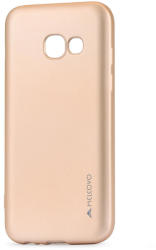 Meleovo Husa Meleovo Husa Silicon Soft Slim Samsung Galaxy A3 (2017) Gold (aspect mat) (MLVSSA320GD) - vexio