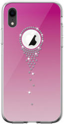 DEVIA Husa Devia Carcasa Angel Tears iPhone XR Gradual Rose Red (cu cristale, protectie 360�) (DVATIP61GR) - vexio