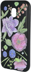 Just Must Husa Just Must Husa Silicon Printed Embroidery Samsung Galaxy J5 (2017) Flowers (JMPEJ517FL) - vexio