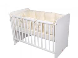 Lorelli - Set protectii laterale pentru pat 4 piese, 60 x 120 cm, Beige (20830070003) Lenjerii de pat bebelusi‎, patura bebelusi