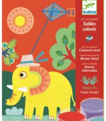 DJECO - Nisip colorat Animale pentru copii (3070900086609)