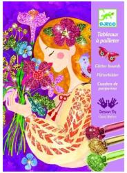 DJECO - Atelier creativ cu sclipici, Parfumul florilor (3070900095083)