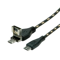 Roline Cable USB2.0 A+MicroB-MicroB, M/M, OTG, 1m, 11.02. 8314 (11.02.8314)