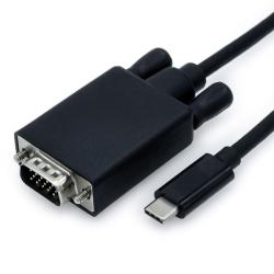 Roline Cable USB Type C - VGA, M/M, 2m, Value 11.99. 5821 (11.99.5821)