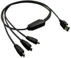 Roline Cable USB2.0 A-3xMicro B, M/M, 0.8m, 11.02. 8306 (11.02.8306)