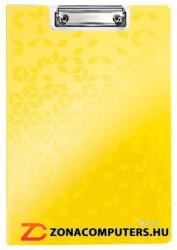 Felírótábla, fedeles, A4, LEITZ "Wow", sárga (E41990016)