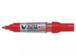 Pilot Marker permanent Pilot VSuper Color varf rotund 4.5 mm rosu (PSCA-VSC-MR-BG)