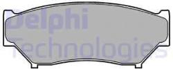 DELPHI set placute frana, frana disc DELPHI LP967 (LP967)