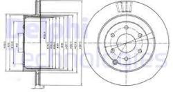 DELPHI Disc frana DELPHI BG4174 (BG4174) - automobilus