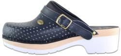 Scholl Saboti Piele Naturala - Bleumarin, Scholl - Medicinali - F20176-1040-370-Clog-S-Comf-B-S-Ce-Navy-Blue - Marimea 38