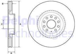 DELPHI Disc frana DELPHI BG9952 (BG9952)