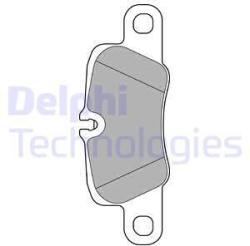 DELPHI set placute frana, frana disc DELPHI LP2237 (LP2237)