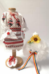 Magazin Traditional Set Traditional Botez Fetita - Costumas + Lumanare 5