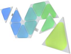 Nanoleaf Kit 10 panouri luminoase inteligente Nanoleaf Shapes Mini Triangles pentru extindere kit de baza Shapes LED RGBW (NL48-1001TW-10PK)