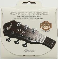 Ibanez IACSP62C fém akusztikus gitár húr, foszfor-bronz, 11-52