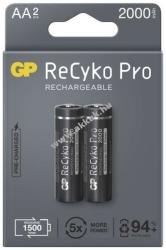 GP Batteries ReCyko Pro Professional HR6 (AA) ceruza akku 2000mAh 2db/csomag - Kiárusítás!