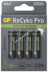 GP Batteries ReCyko Pro Photo Flash HR6 (AA) 2000mAh ceruza akku 4db/csomag - Kiárusítás!