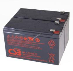 CSB-Battery Ólom akku 12V 9Ah CSB / Hitachi típus HR 1234W F2 helyettesíti APC RBC 33 12V 9Ah