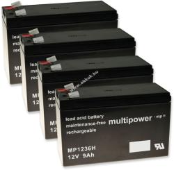 Multipower Powery ólom akku MP1236H APC Smart-UPS SURT1000RMXLI 12V 9Ah (7, 2Ah/7Ah is)
