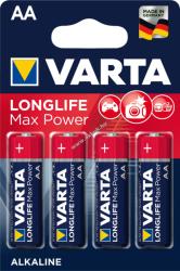 VARTA Longlife Max Power Alkaline LR6 Elem 4db/csom