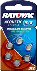 Rayovac Acoustic Special hallókészülék elem típus PR736 6db/csom