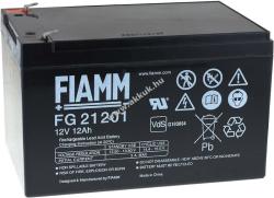 FIAMM Ólom akku 12V 12Ah (FIAMM) típus FG21202 VDS-minősítéssel (csatlakozó: F2)