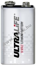 ULTRALiFE Lithium E-Block speciális elem U9VL-J-P 9V 1200mAh (10 éves élettartam)