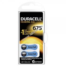 Duracell hallókészülék elem AE675 6db/csom