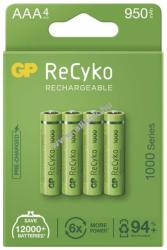 GP Batteries ReCyko HR03 (AAA) akku 950mAh 4db/csomag