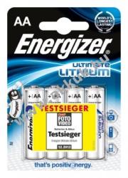 Energizer Ultimate Lithium L91 Elem 4db/csom