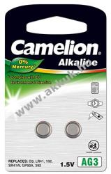 Camelion gombelem AG3, SR736, LR736 2db/csom. - Kiárusítás!