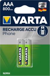 VARTA Phone Power akku típus T398 Micro AAA 800mAh 2db/csom
