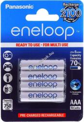 Panasonic eneloop Ready-to-Use AAA Micro akku, újratölthető elem 800mAh NiMH 4db/csom