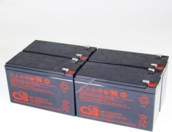 CSB-Battery Ólom akku 12V 9Ah CSB / Hitachi típus helyettesíti APC Smart UPS SUA1500RMI2U (RBC 24) 12V 9Ah