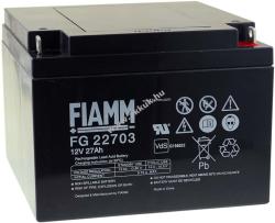 FIAMM Ólom akku 12V 27Ah (FIAMM) típus FG22703 VDS-minősítéssel