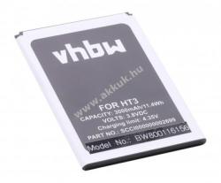 VHBW Helyettesítő akku HomTom HT3 3000mAh Li-Ion