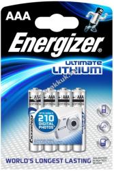 Energizer Ultimate Lithium elem B4 AAA mikro 4db/csom