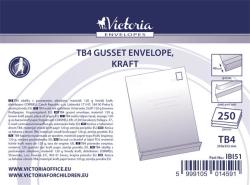 Victoria Redős-talpas tasak, TB4, szilikonos, 40 mm talp, VICTORIA PAPER, barna gascofil (IBI51) - officesprint