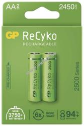GP Batteries ReCyko HR6 (AA) ceruza akku 2450mAh 2db/csomag - Kiárusítás! - A készlet erejéig!