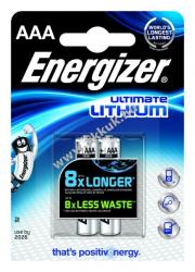 Energizer Ultimate lithium elem Micro 2db/csom