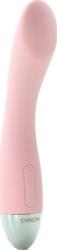 SVAKOM Vibrator SVAKOM Amy, 6 Moduri Vibratii, Silicon, Roz Pal, 17 cm Vibrator