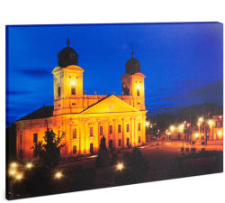 Family Pound Tablou cu LED Family Pound, 38 x 48 cm, 2 x AA, model Debretin, lumina alb cald (58018K)