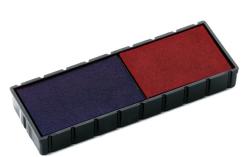COLOP Bélyegző cserepárna, 2 db/bliszter, kétszínű változat, COLOP E12/2 , kék-piros (IC1113822)