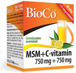 BioCo® MSM+C-vitamin italpor 750mg+750mg 75 adag