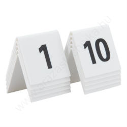  Asztalszám (1-10) Securit® TN-1-10-WT
